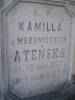 Kamila Ateska maiden Meduniecka, died 1874